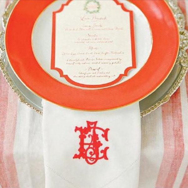Personalized Wedding Napkins as seen in the Knot magazine. FREE shipping in US.