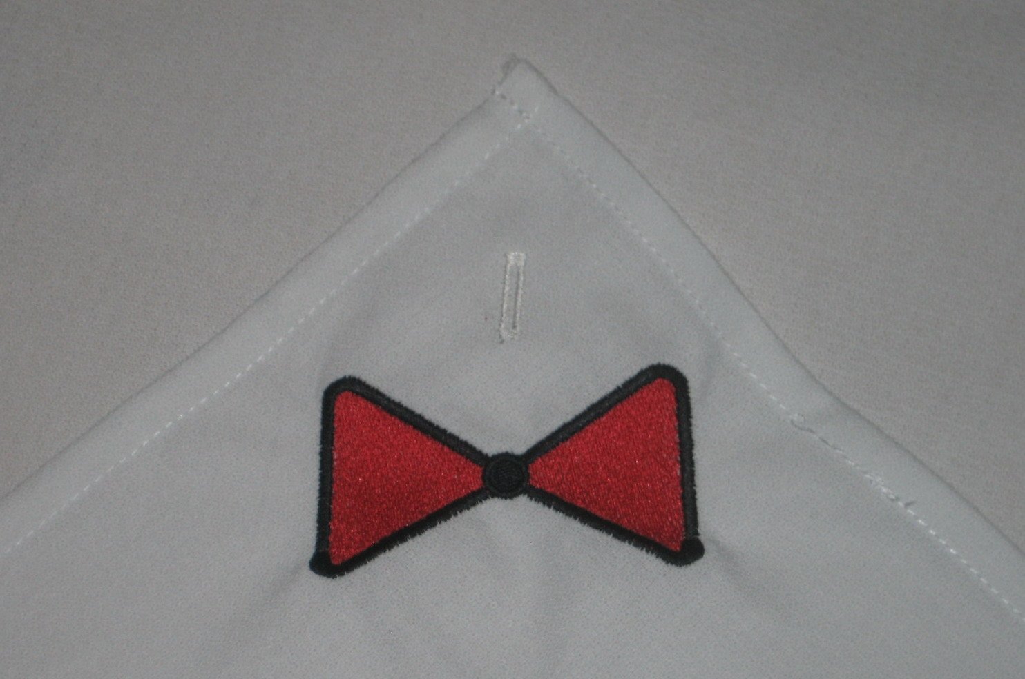 Buttonhole napkin for him, Gag gift, Dinner napkin with buttonhole, napkin bib,