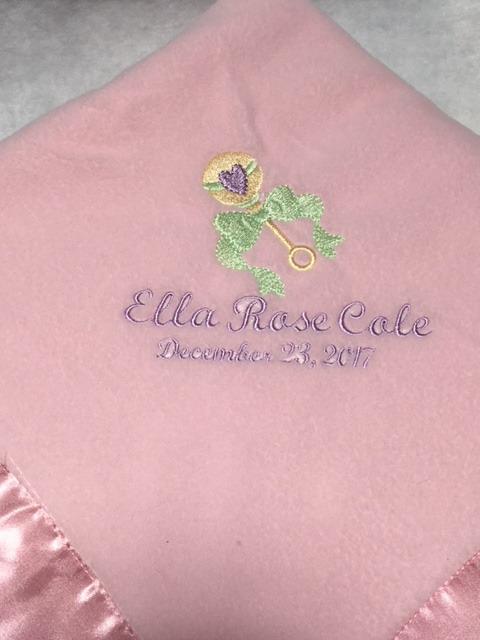 Customizable Baby Blanket, Baby Gift, Personalized Christening Gift, Baby Shower