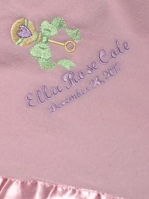 Customizable Baby Blanket, Baby Gift, Personalized Christening Gift, Baby Shower