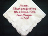 Someone Special 157S with Free Gift Box and Free shipping in US Personalized Wedding Handkerchief