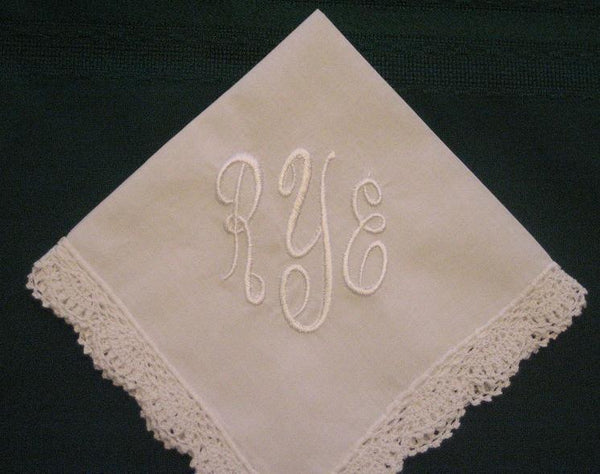 Classic  Monogrammed Hanky with Gift Box