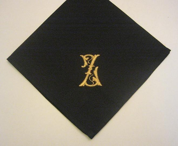 Personalized Napkins - 12 Monogrammed dinner napkins with FREE shipping in US