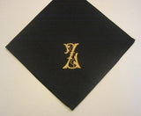 6 Monogrammed dinner napkins (includes shipping in the US)