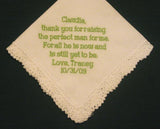 Mother of the Groom Hanky with Gift Box 46B