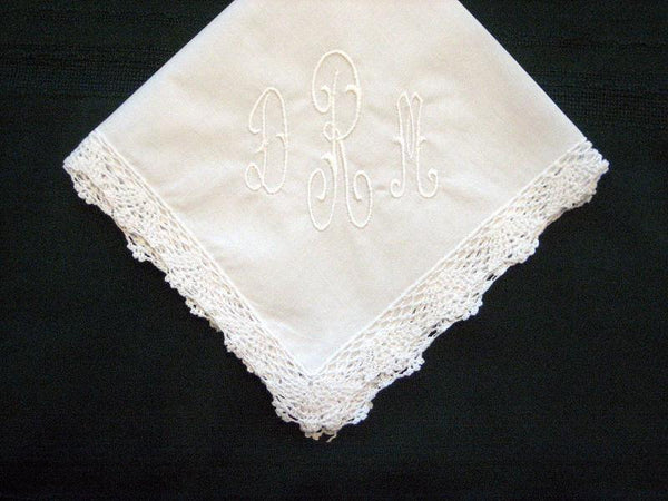 Classic  Monogrammed Hanky with Gift Box