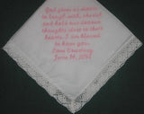 For Your Sister 166S Personalized Wedding Handkerchief