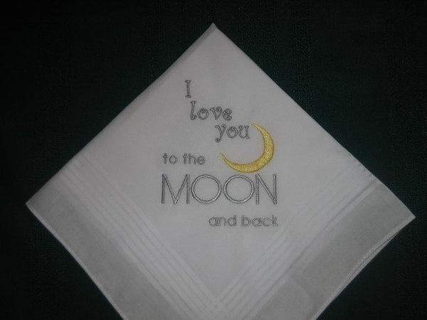 Mens MOON handkerchief hankie hanky 192 FREE gift box and Free shipping in the US