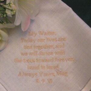 stitched handkerchief