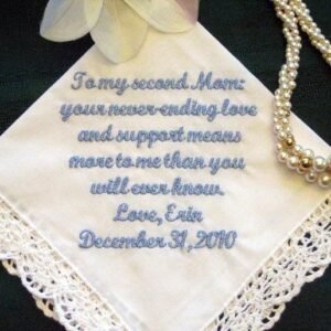 handmade stitched handkerchief