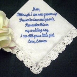 handmade embroidered handkerchief