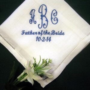 embroidered handkerchief