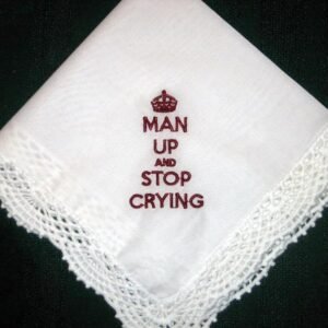 embroidered handkerchief