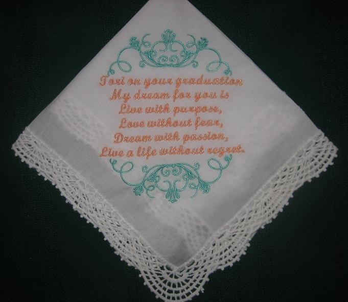 personalized embroidery gift design