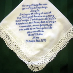 detailed embroidery stitching