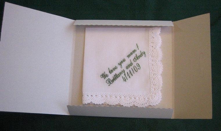 personalized embroidery gift design