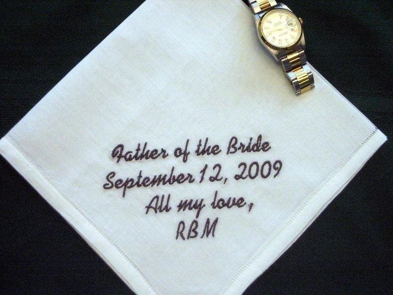 embroidered handkerchief