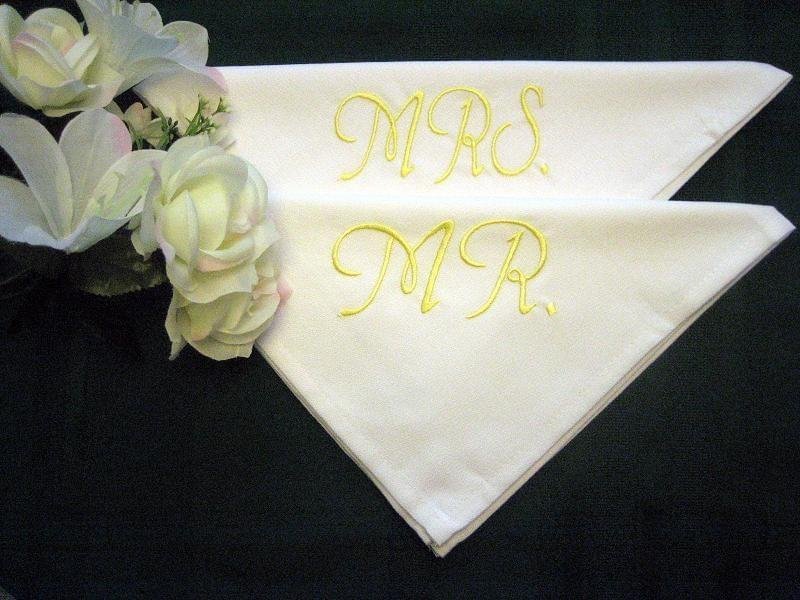stitched cotton handkerchief