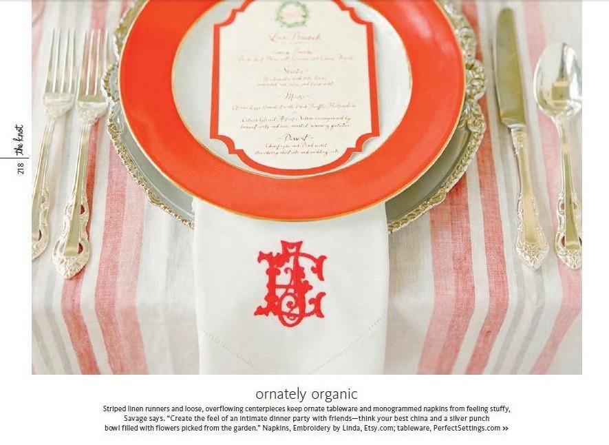 classic stitched handkerchief