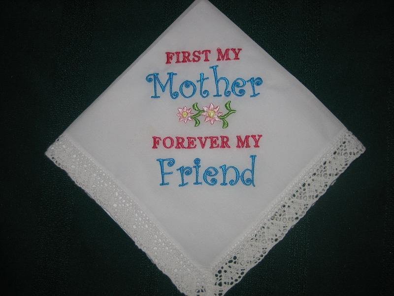 custom embroidered handkerchief